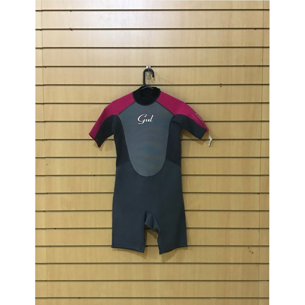 GUL RESPONSE TECH-NECK JUNIOR SHORTY Wetsuit GRAPHITE / PINK SECOND